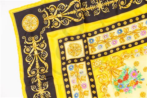 gianni versace foulard dots|versace wool scarf.